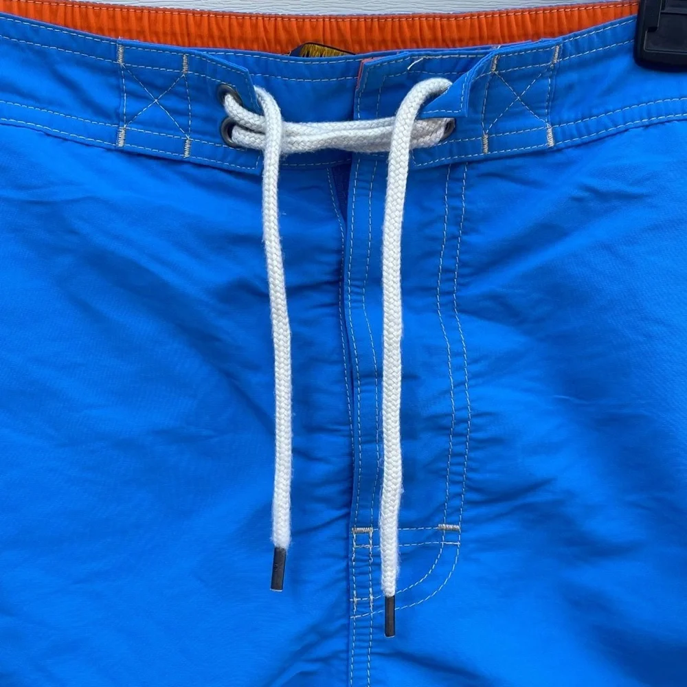 Polo Sport Ralph Lauren Swim‎ Shorts Blue Men’ Large Great EUC Side Pocket